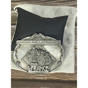 NEW American Tour De LaFrance #d 666 Limited Belt Buckle 1992 Vintage Deadstock